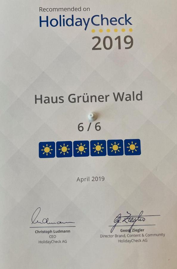 Апартаменти Haus Gruener Wald Бартоломеберг Екстер'єр фото